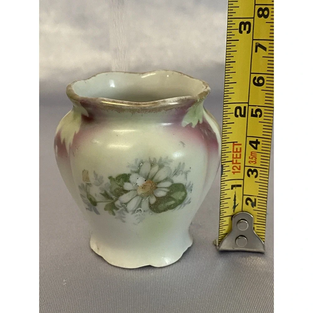 Antique 1909 Carl Schumann Bavaria Porcelain Mini Vase 2